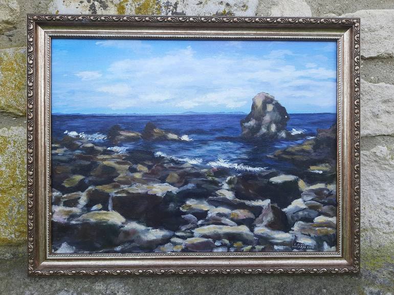 Original Realism Seascape Painting by Yevheniya Duka