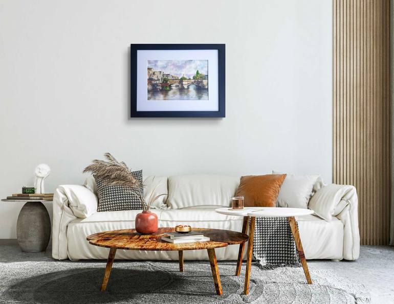 Original Street Art Landscape Painting by Yevheniya Duka