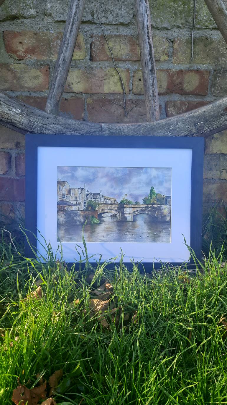 Original Street Art Landscape Painting by Yevheniya Duka