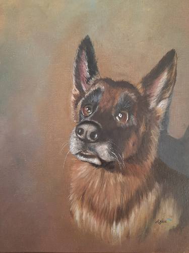 Original Illustration Dogs Paintings by Yevheniya Duka