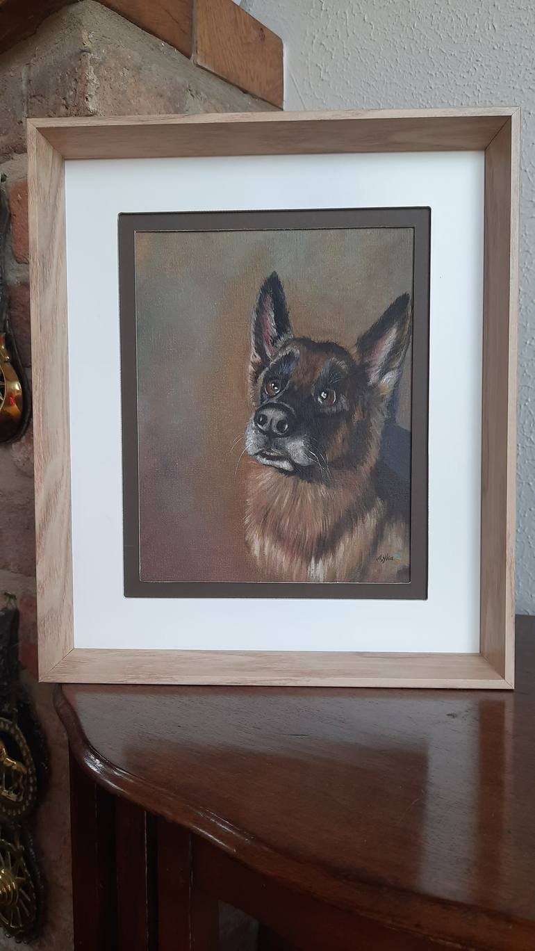 Original Dogs Painting by Yevheniya Duka