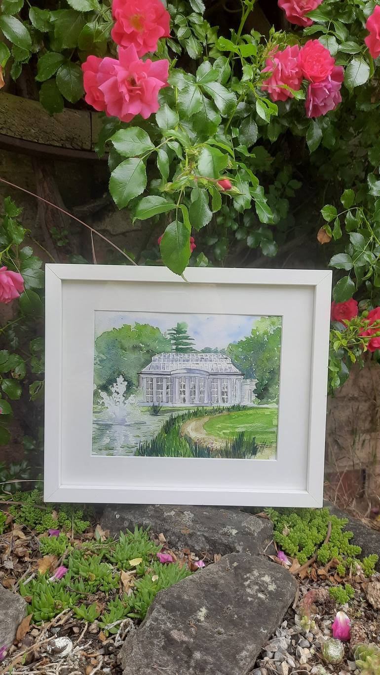 Original Garden Painting by Yevheniya Duka