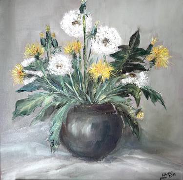 Original Realism Floral Paintings by Yevheniya Duka