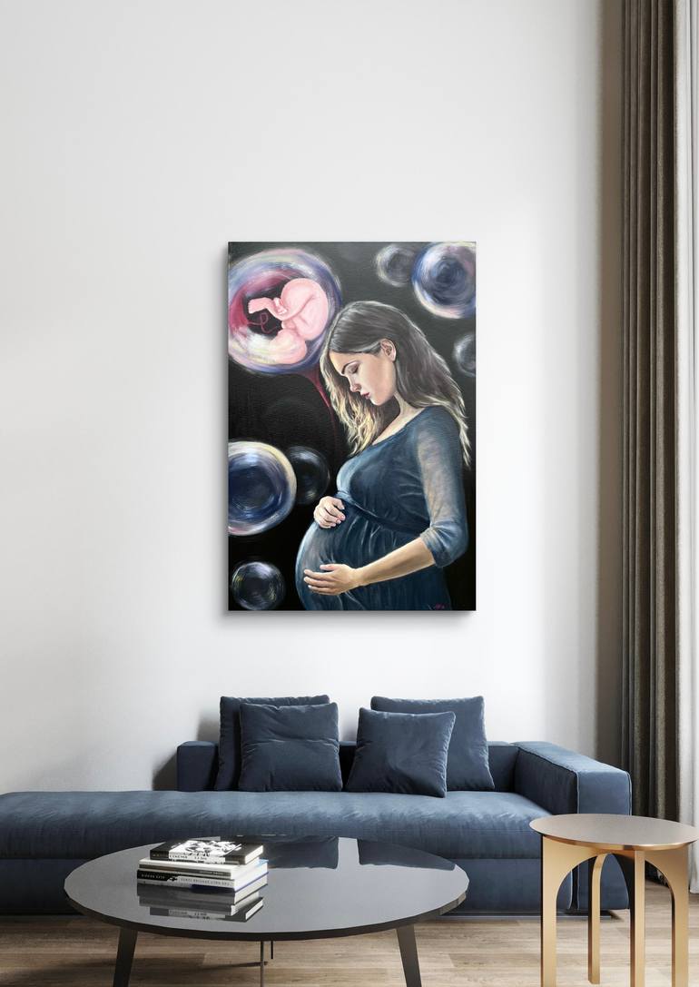 Original Conceptual Women Painting by Yevheniya Duka