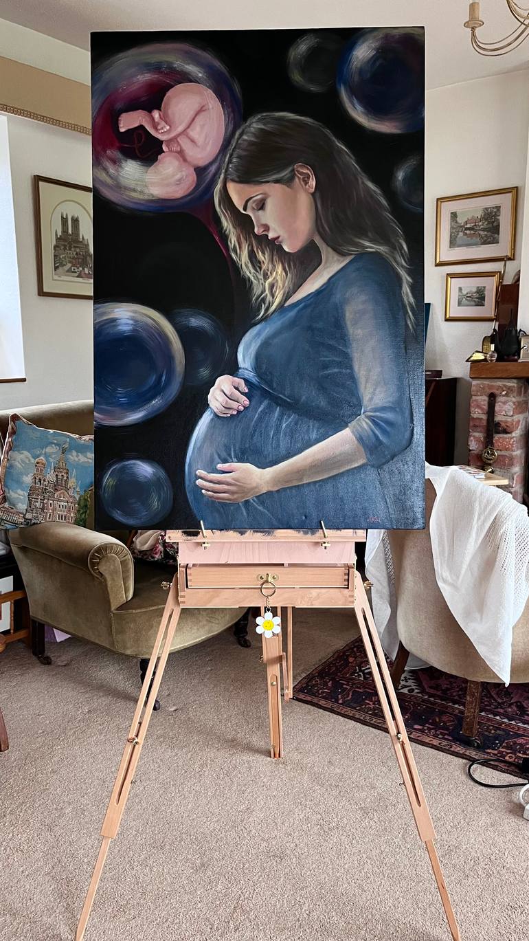 Original Conceptual Women Painting by Yevheniya Duka