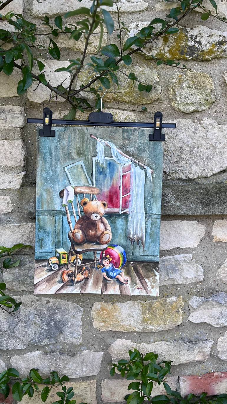 Original Conceptual Children Painting by Yevheniya Duka