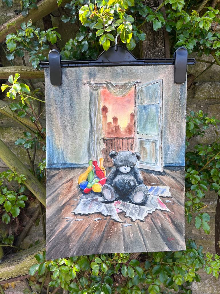 Original Conceptual Children Painting by Yevheniya Duka