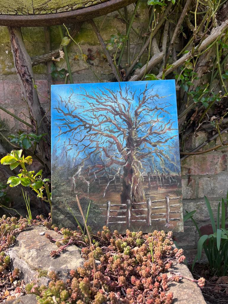 Original Classicism Nature Painting by Yevheniya Duka