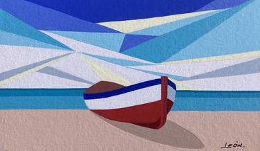 Print of Cubism Beach Paintings by Andry León