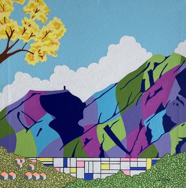 Original Pop Art Landscape Paintings by Andry León