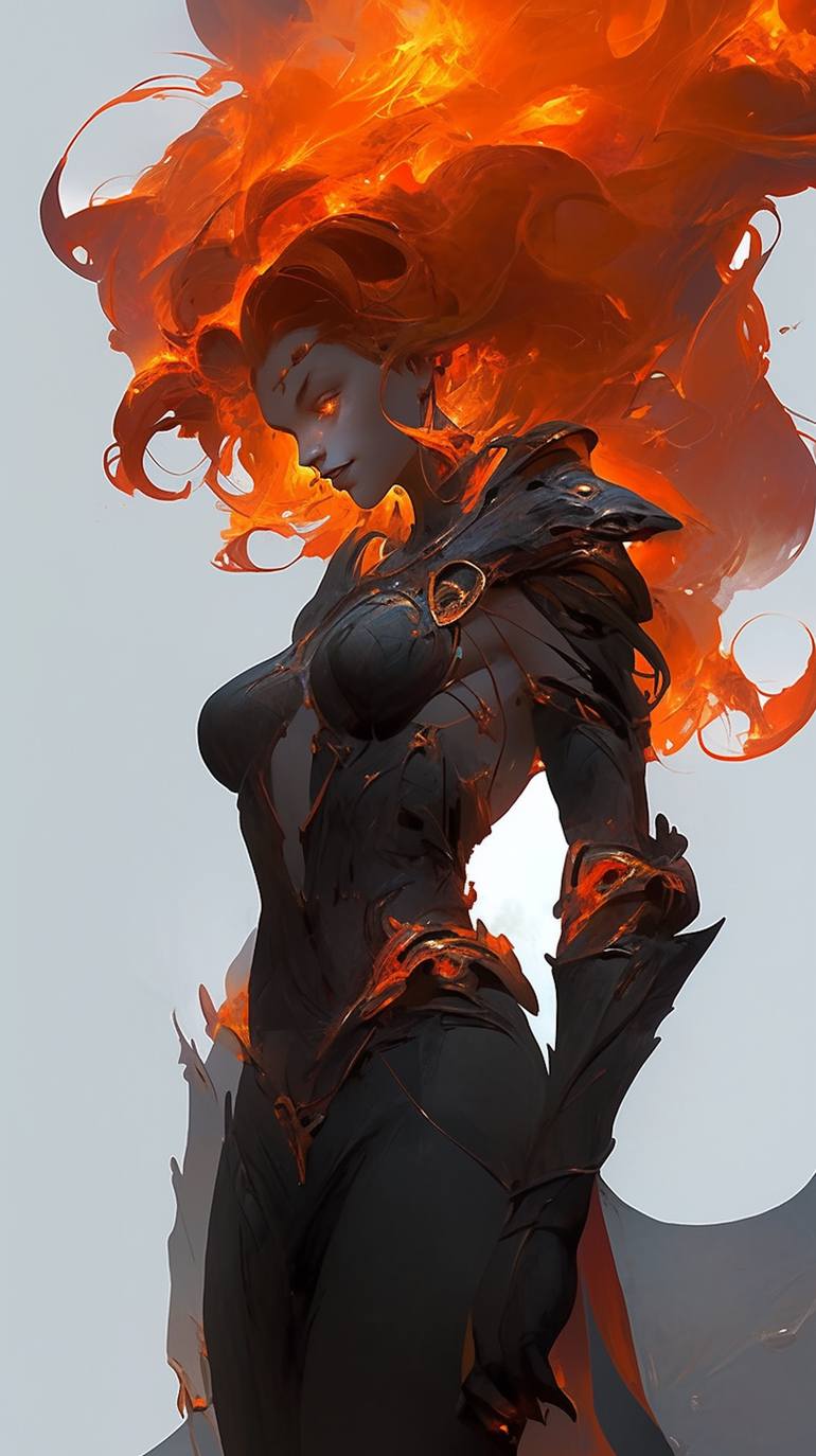 Original Expressionism Fantasy Digital by Jyuusann Ueaki
