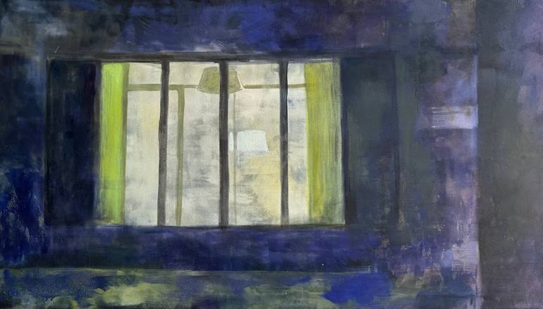 Original Architecture Painting by Teona Tigishvili | Contemporary Art on Canvas | And... Action...
