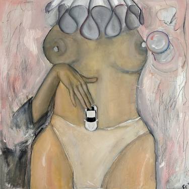 Print of Surrealism Nude Paintings by Elina Yerx