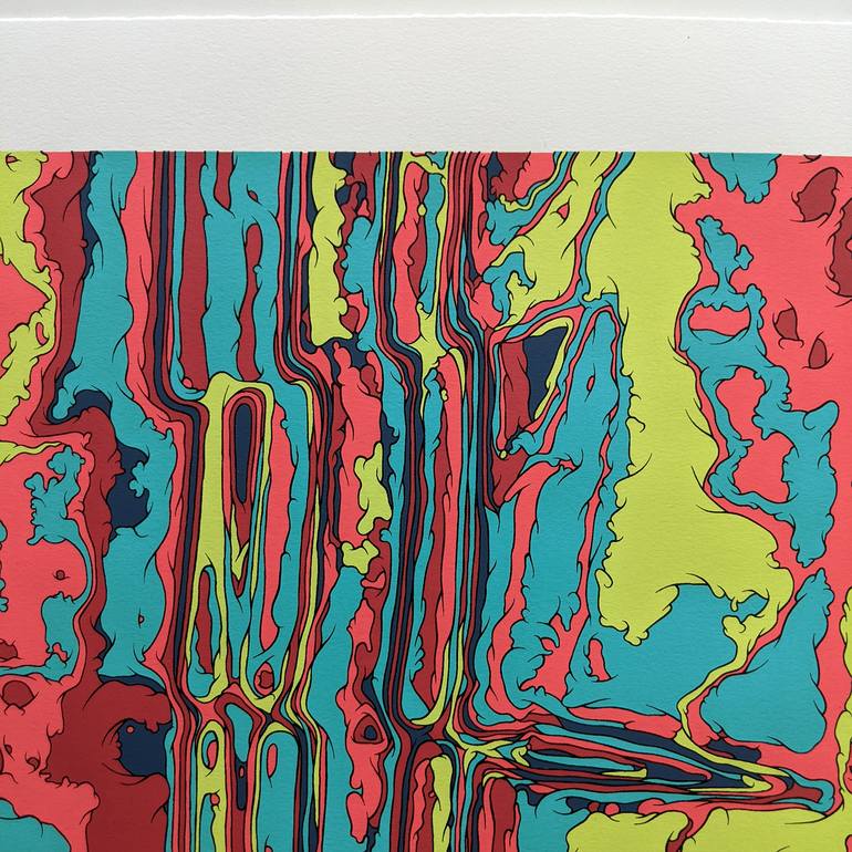 Original Contemporary Abstract Printmaking by John Dobbie