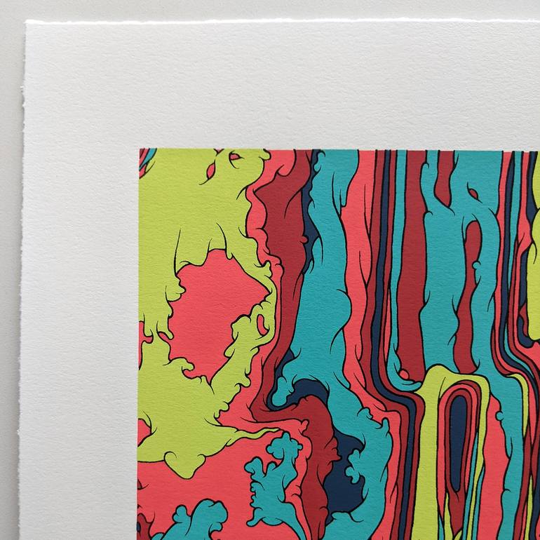 Original Contemporary Abstract Printmaking by John Dobbie