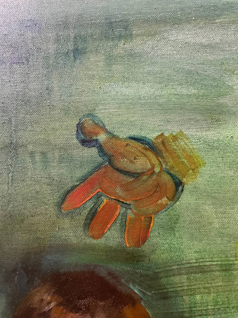 Original Realism People Painting by Iryna Rallo