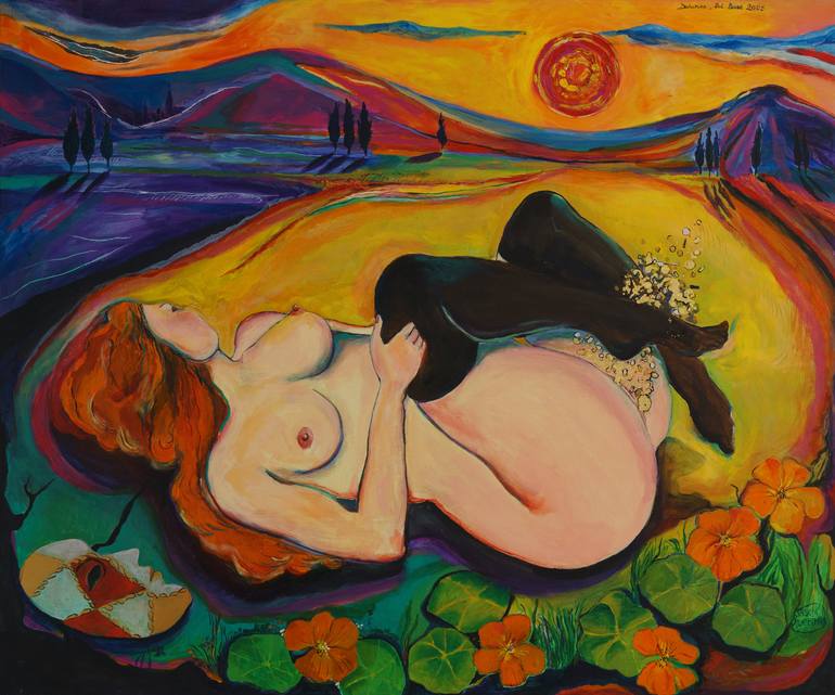 Original Conceptual Other Painting by Saskia Huetink