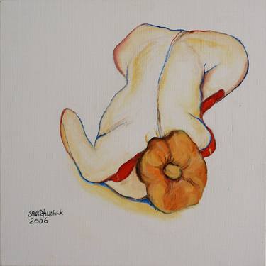 Print of Conceptual Nude Paintings by Saskia Huetink