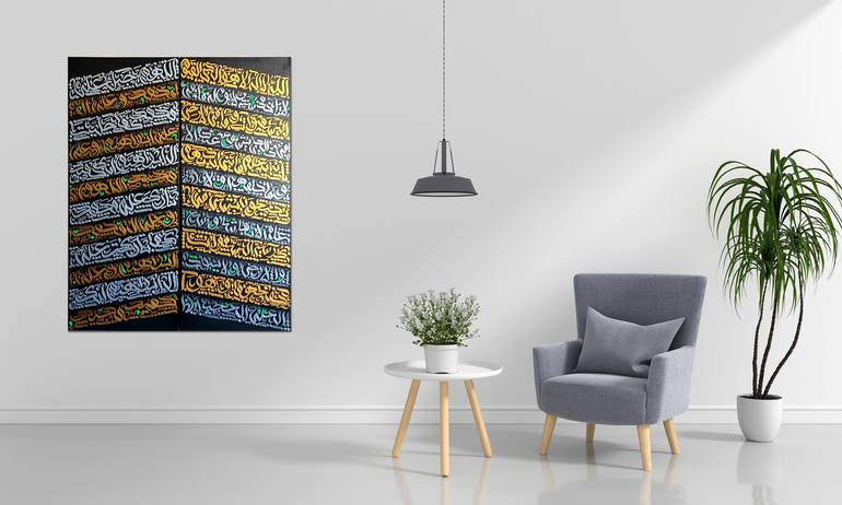 Original Abstract Expressionism Abstract Painting by Muhammad Waqas