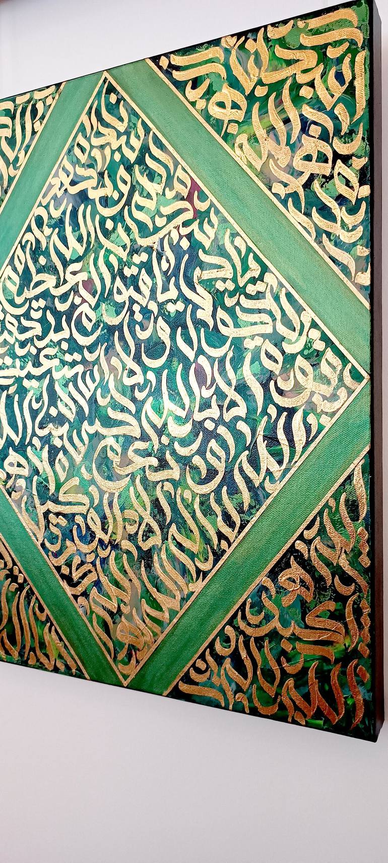 Original Abstract Calligraphy Painting by Muhammad Waqas