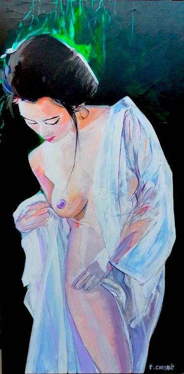 Original Figurative Nude Paintings by Philippe Cormault
