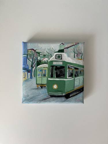 Original Transportation Paintings by Maria Karceva