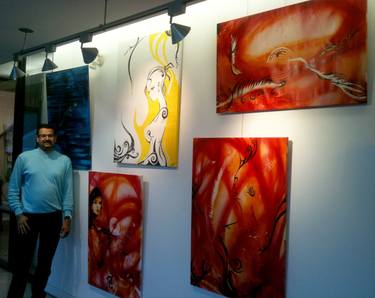 Original Nude Paintings by Abhinav Misra