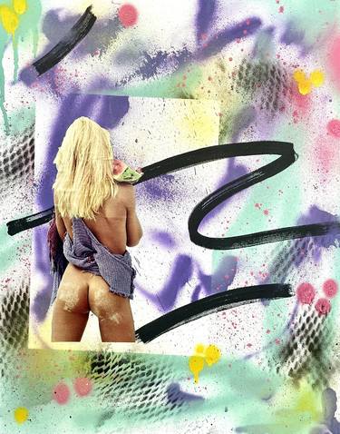 Original Graffiti Mixed Media by Chad Rawsterne