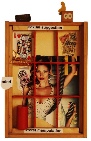 Original Surrealism Love Collage by Andrew Stys