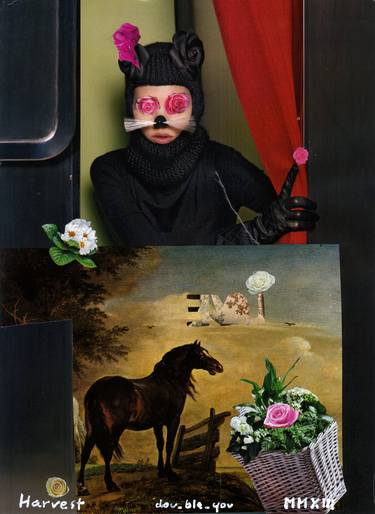 Original Surrealism Love Collage by Andrew Stys