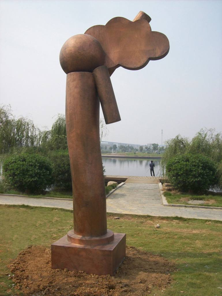 Original Abstract Sculpture by Giorgie Cpajak