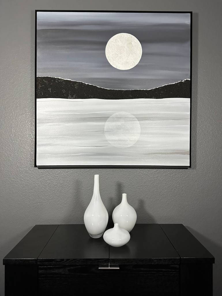 Original Abstract Landscape Painting by Linda Mazur