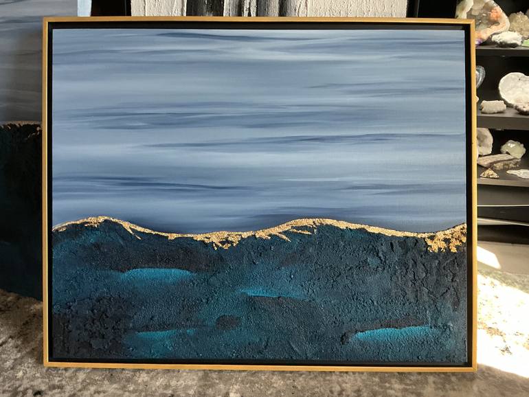 Original Abstract Landscape Painting by Linda Mazur