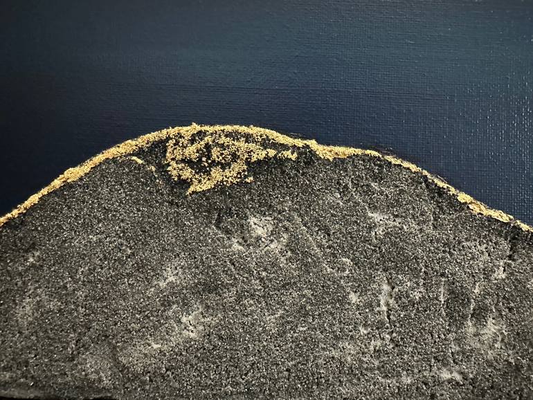 Original Abstract Beach Painting by Linda Mazur