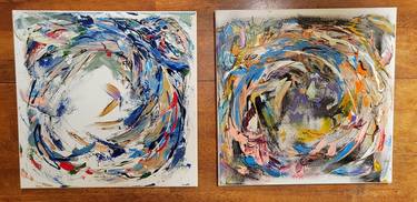 Original Abstract Paintings by Robert d'Entremont