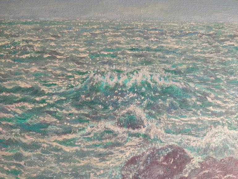 Original Contemporary Seascape Painting by Damian Clark