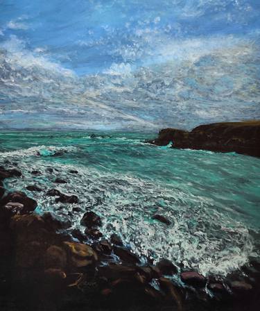 Original Expressionism Seascape Paintings by Damian Clark