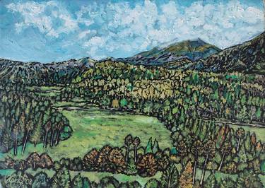 Original Impressionism Landscape Paintings by Damian Clark
