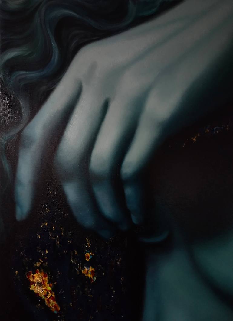 Original Figurative Erotic Painting by Olga Stachwiuk