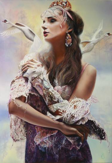 Original Women Paintings by Olga Stachwiuk