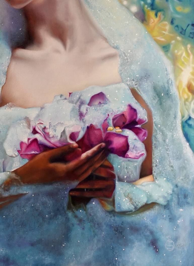 Original Figurative Women Painting by Olga Stachwiuk