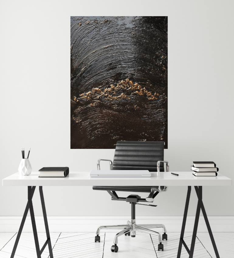 Original Art Deco Abstract Painting by Yf Chang