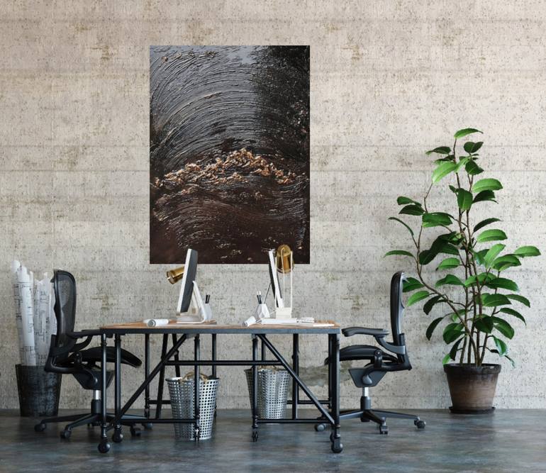 Original Art Deco Abstract Painting by Yf Chang
