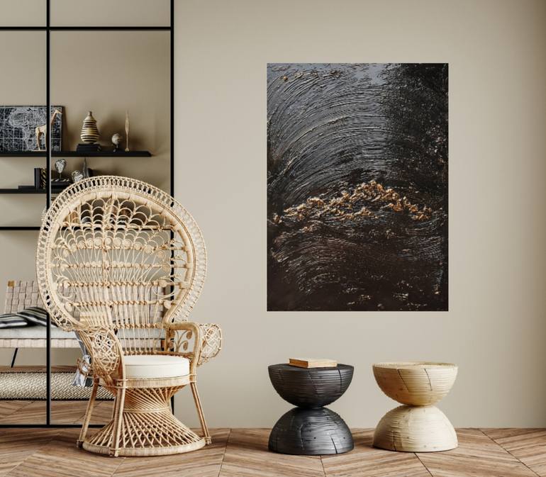 Original Art Deco Abstract Painting by Yf Chang