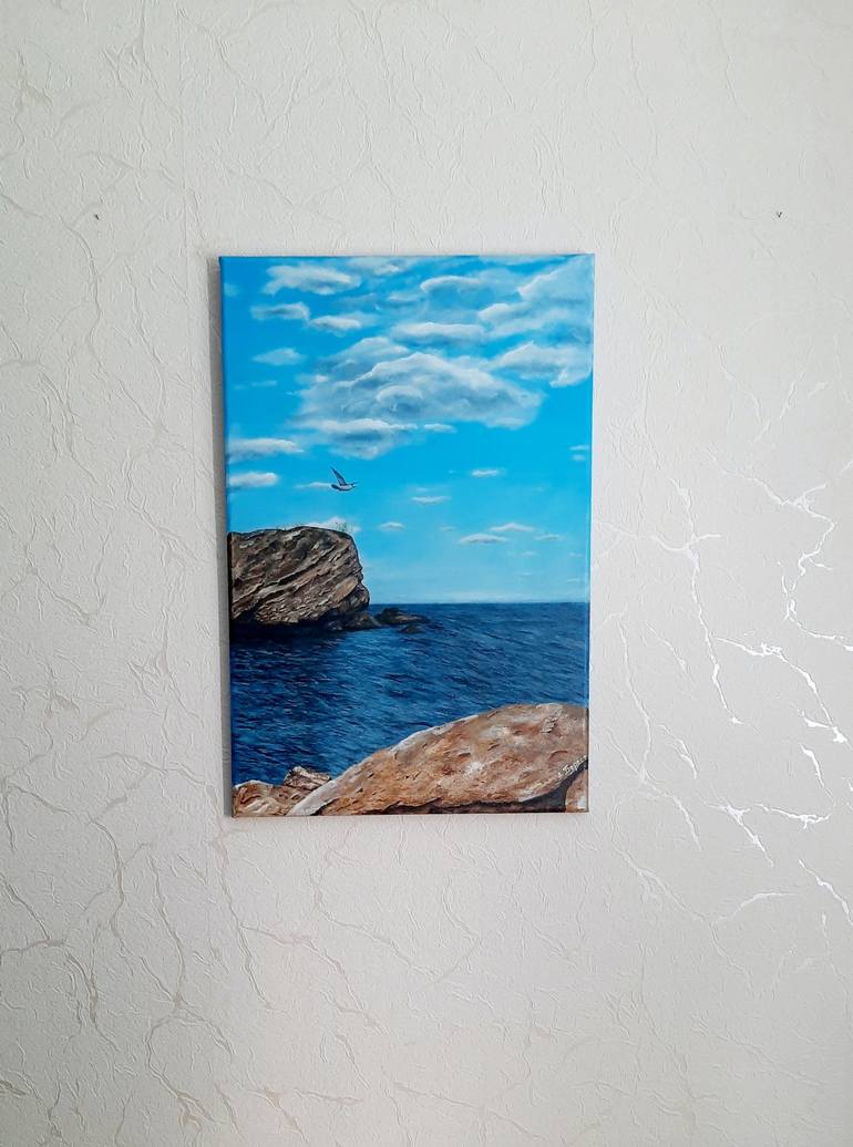 Original Seascape Painting by Olena Berest