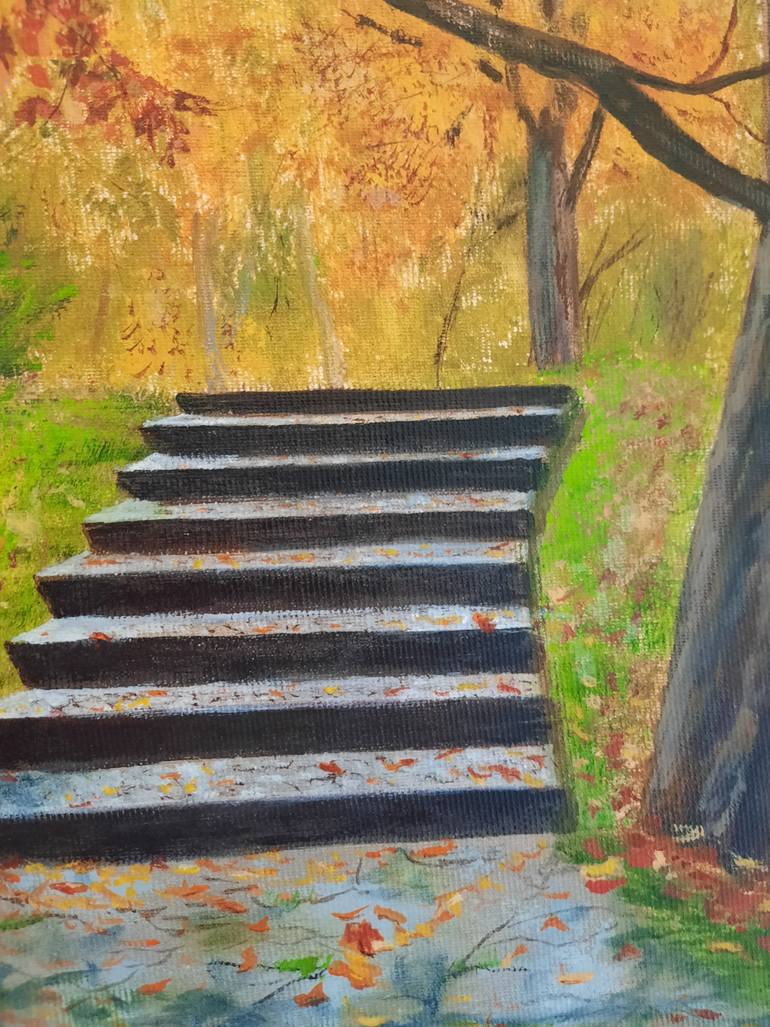Original Modernism Nature Painting by Olena Berest