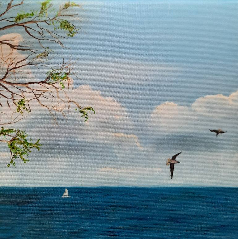 Original Seascape Painting by Olena Berest