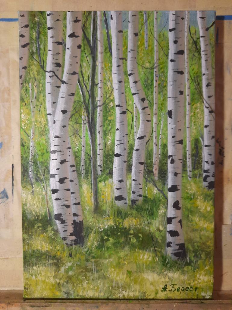 Original Modernism Nature Painting by Olena Berest
