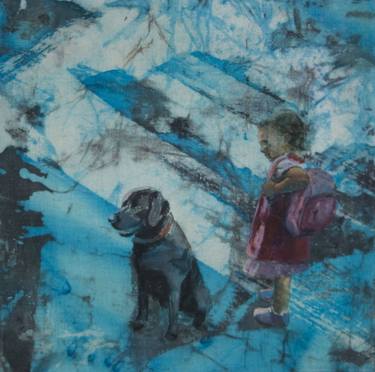 Original Expressionism Children Paintings by Tamsin Jay