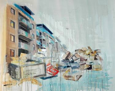 Original Expressionism Architecture Paintings by Tamsin Jay
